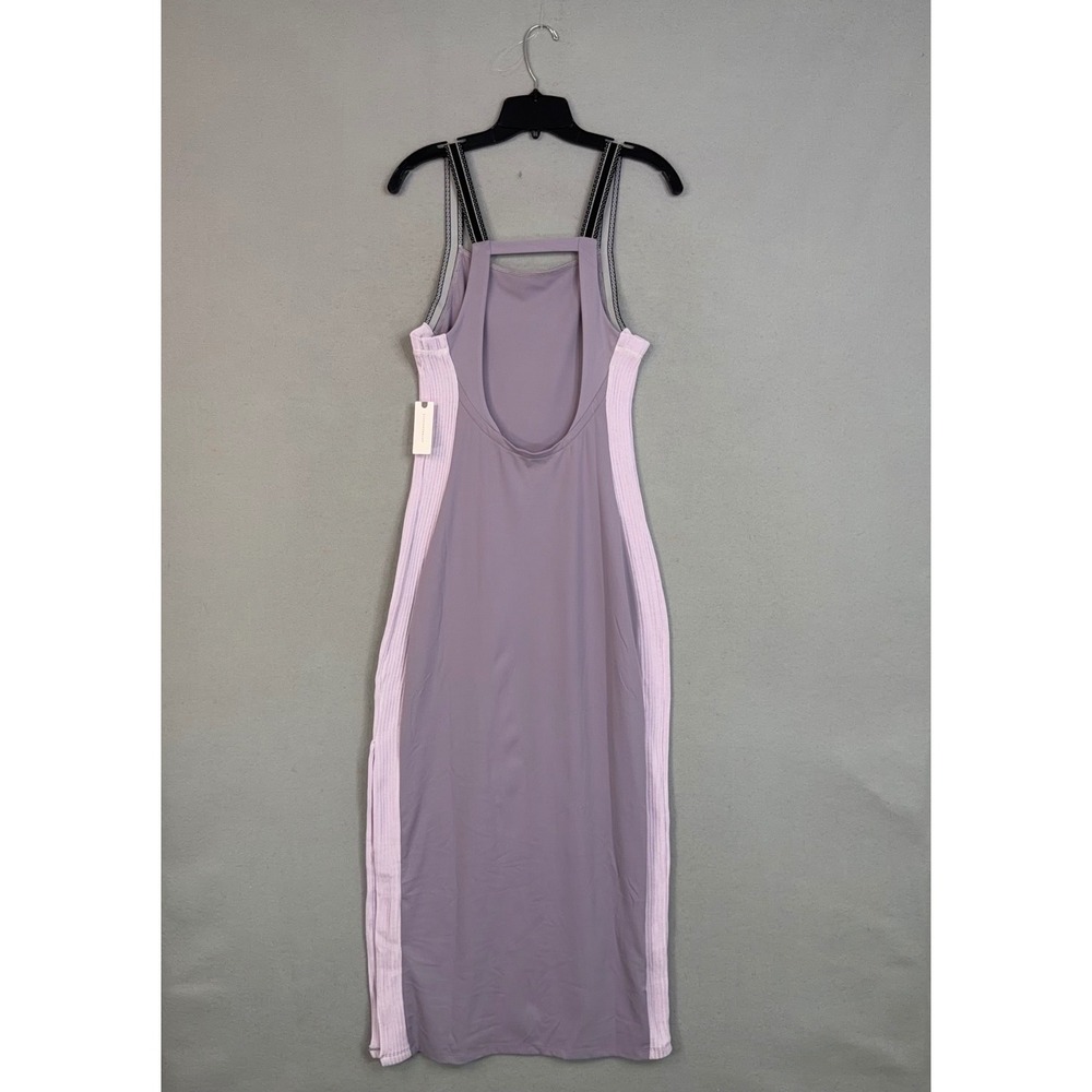 Daily Practice Dress Womens Medium Lavender Colorblock Athleisure Bodycon MIdi - Picture 7 of 10
